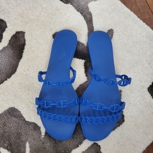 Hermes Rivage Chaine d Ancre Rubber Slides